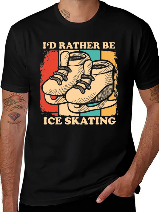 Camiseta Prefiero Patinar sobre Hielo vintage