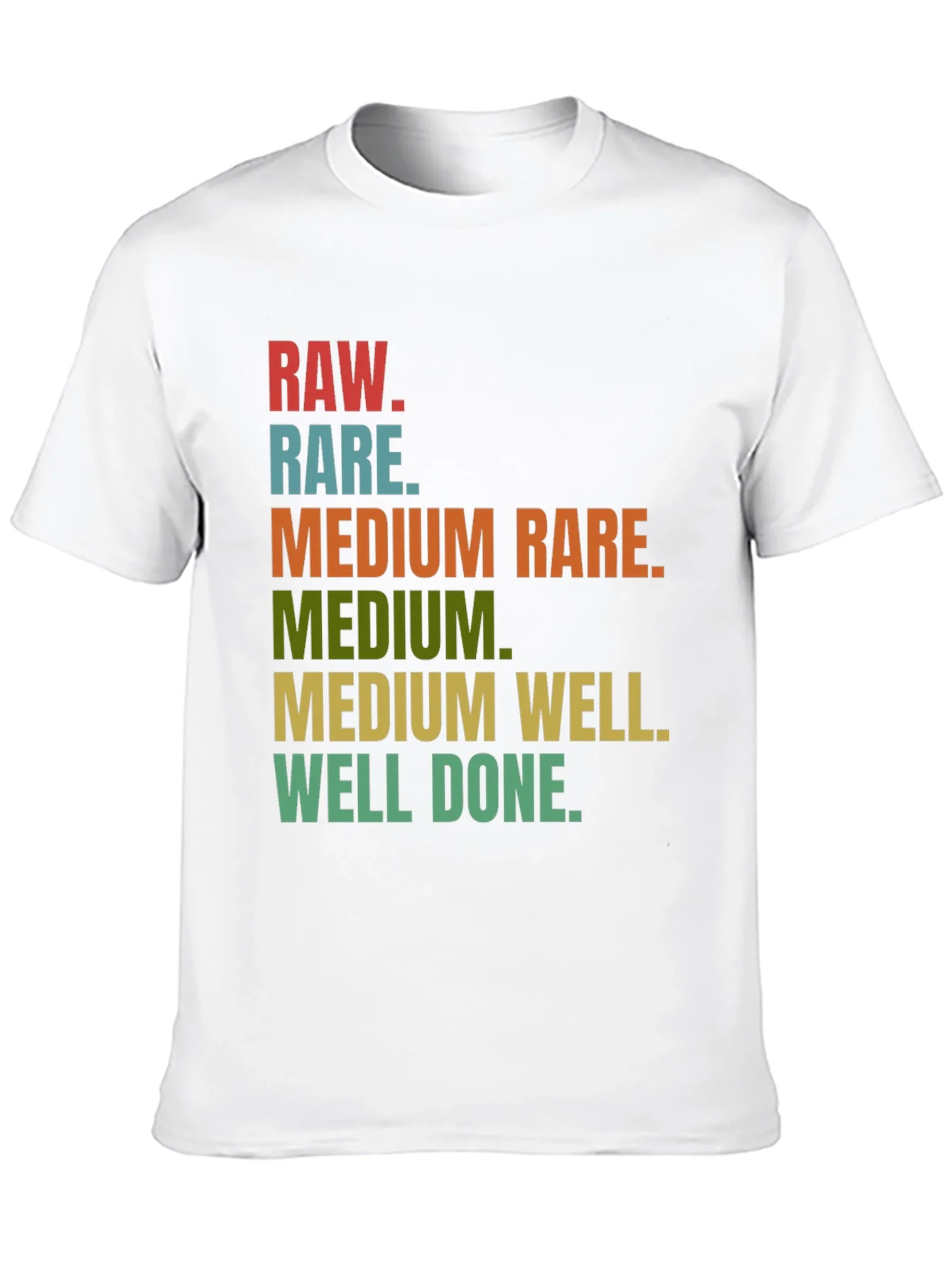 Rebbecca Steak Doneness T-Shirt - Funny Grilling Tee