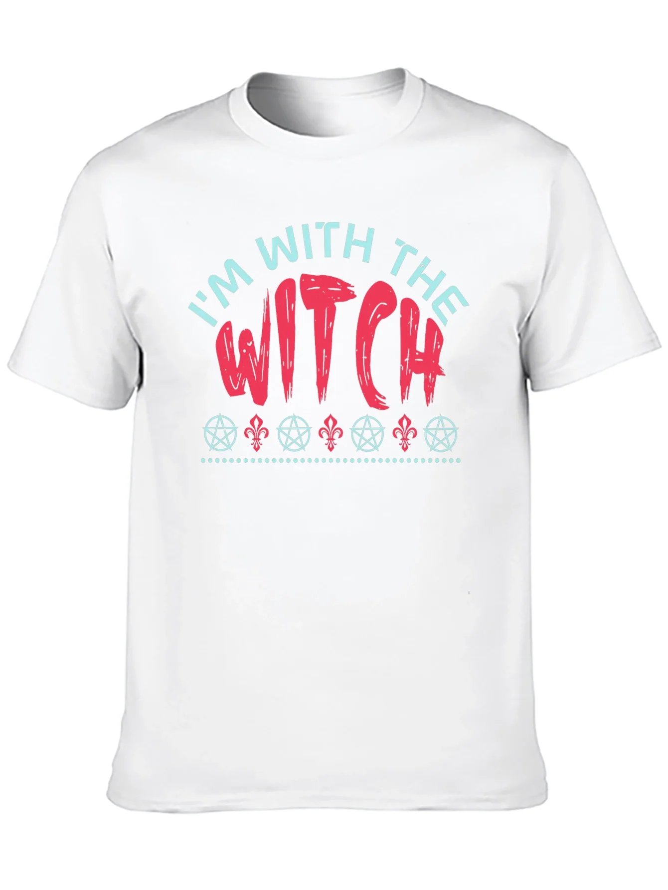 Camiseta Negra Estoy Con La Bruja Dise?o Halloween