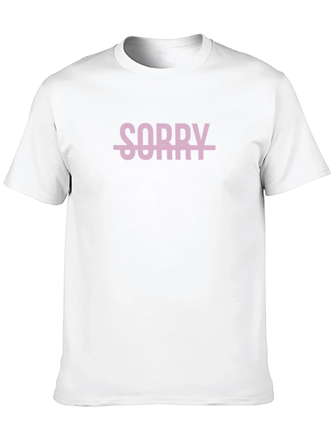 Rebbecca SORRY Statement Graphic Tee - Casual Style