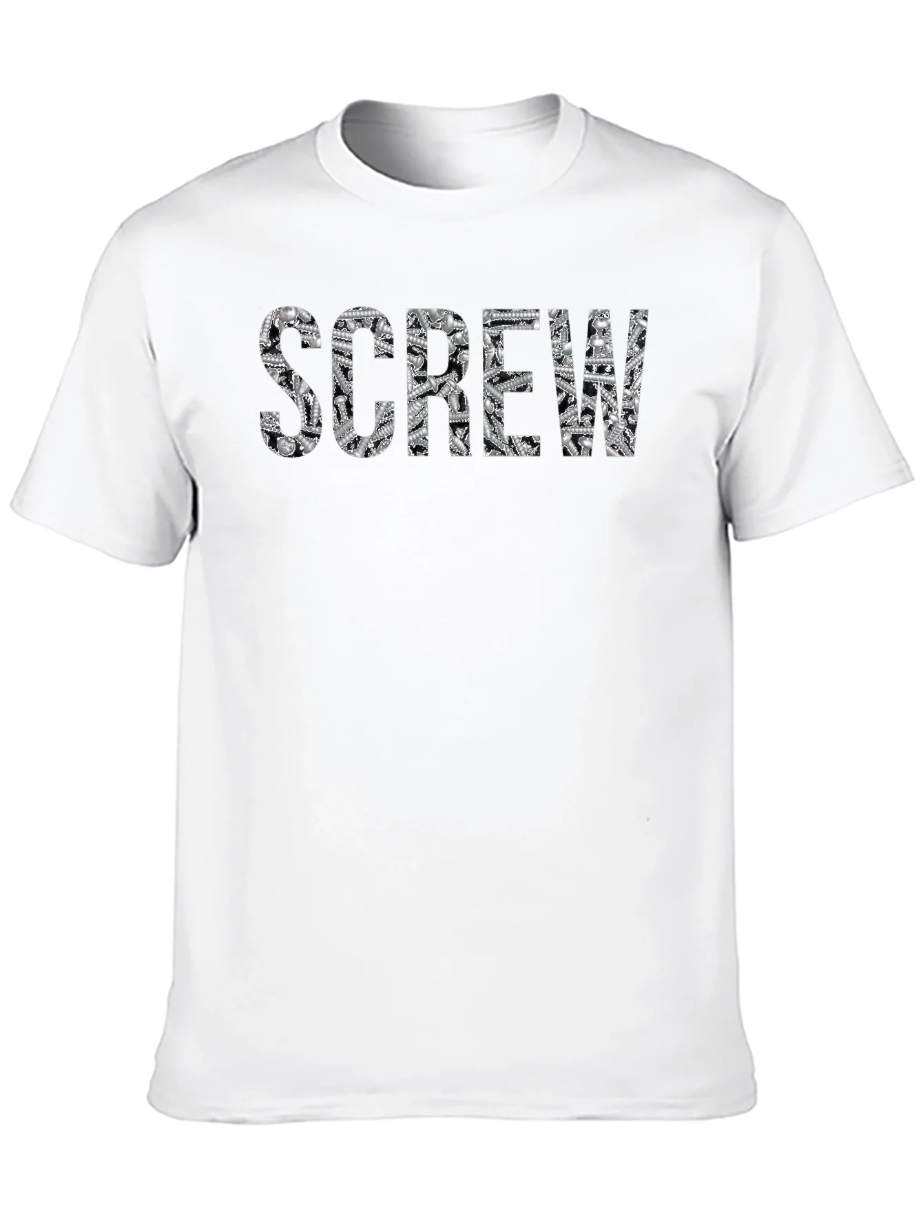 Rebbecca Screw Graphic Tee - Novelty Print Shirt