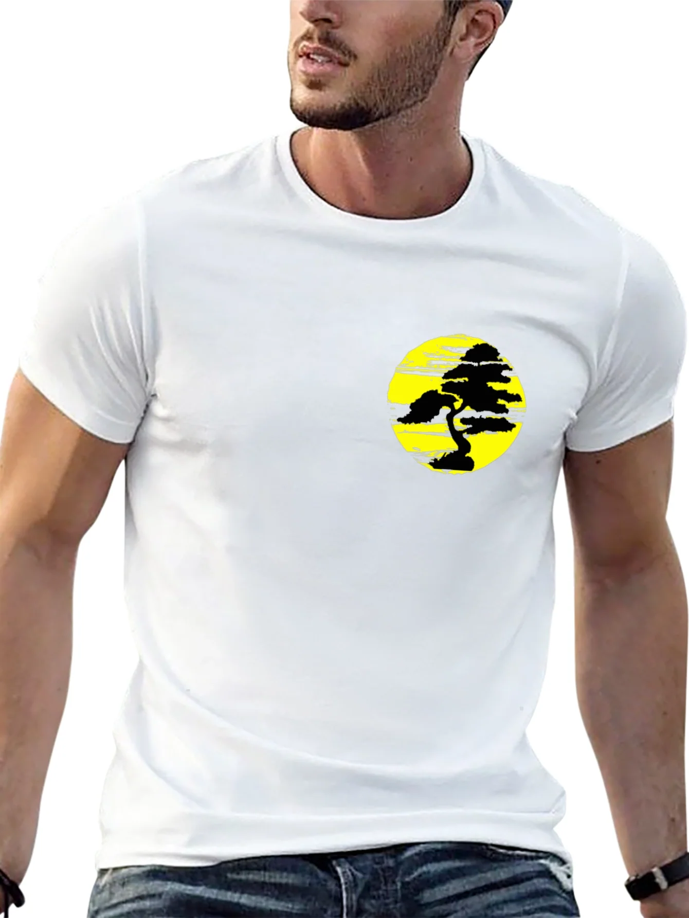 Rebbecca Black T-Shirt with Yellow Bonsai Graphic