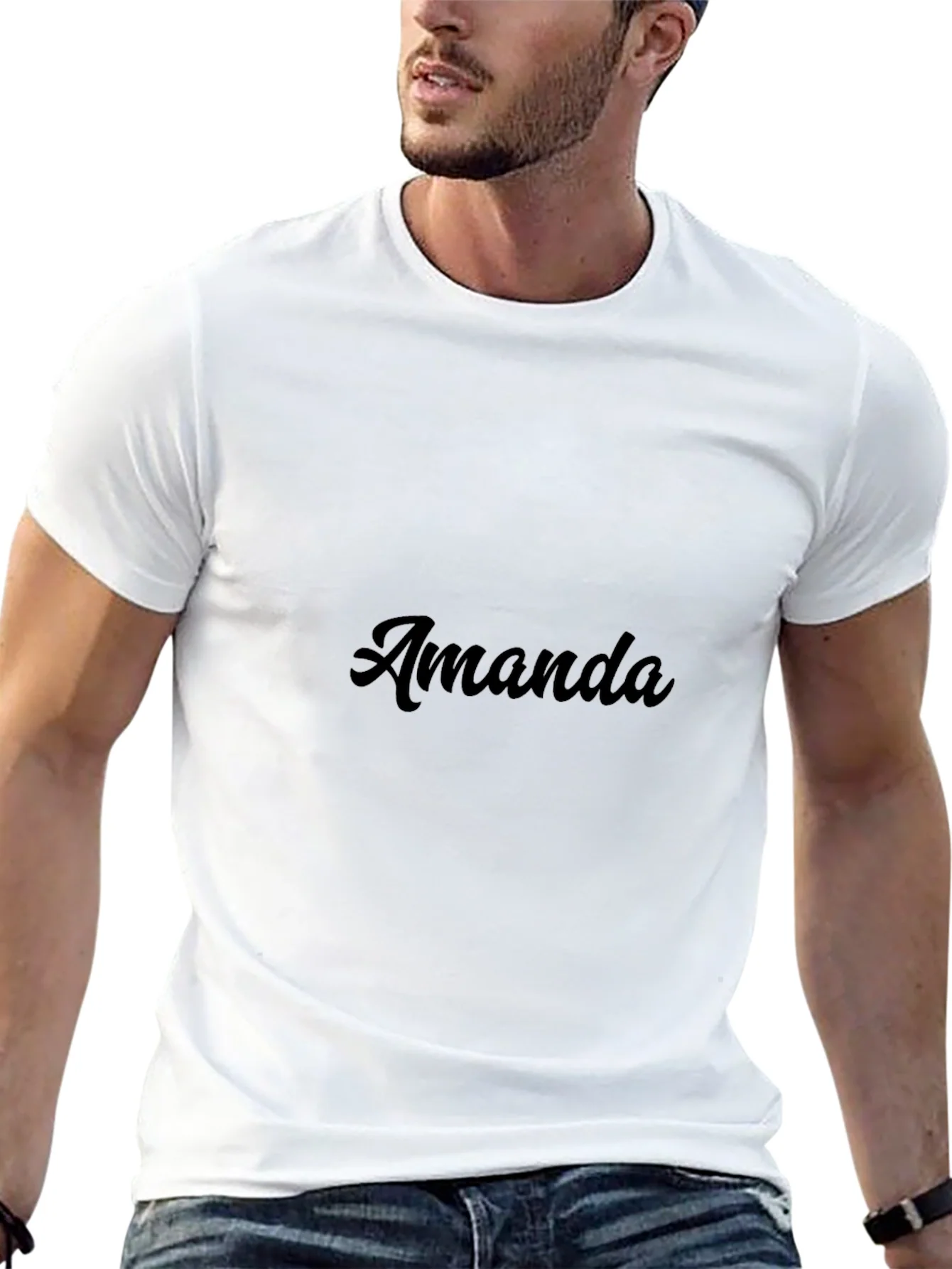 Rebbecca Amanda Custom Name T-Shirt - Stylish Black Tee