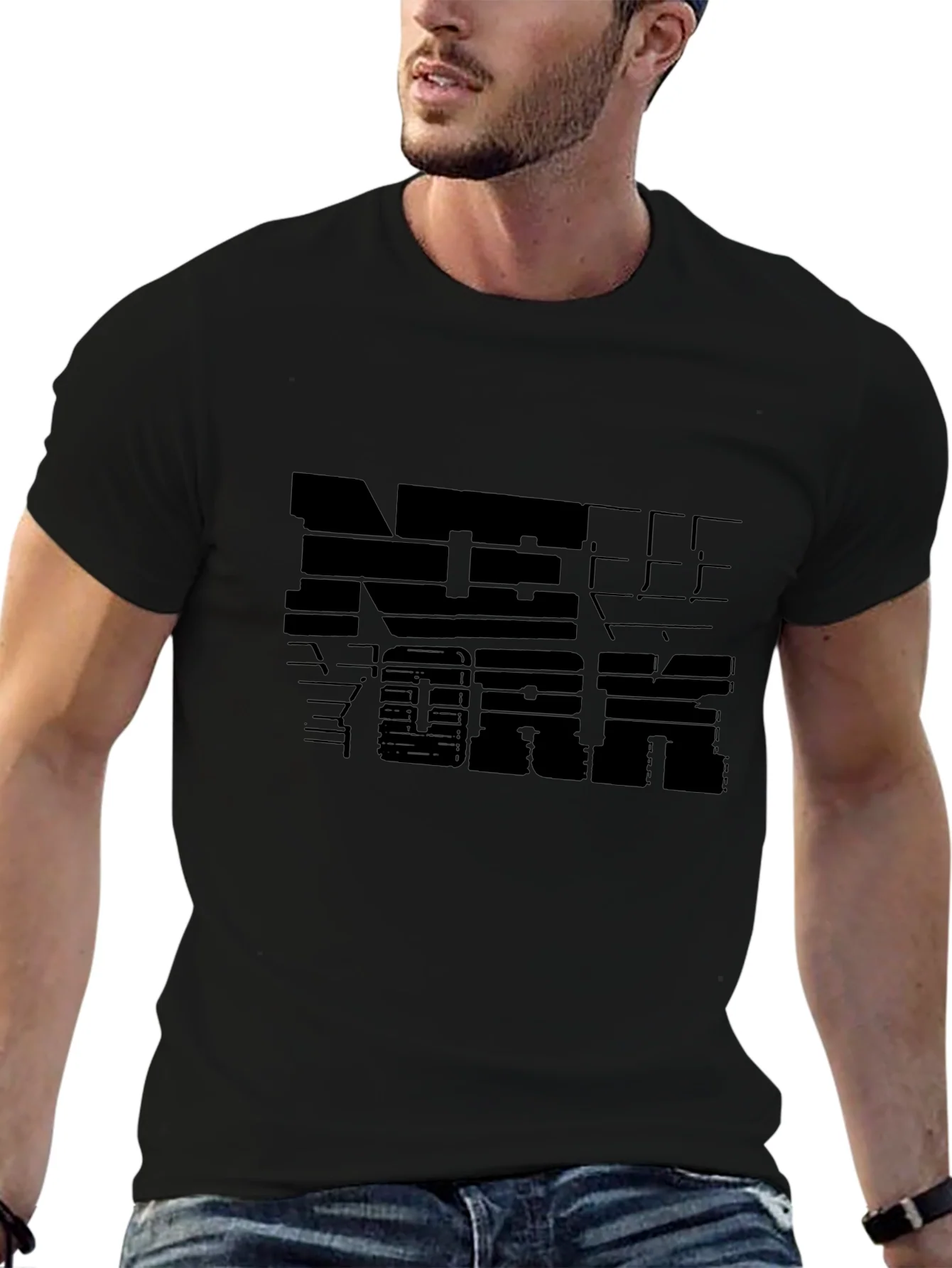 Camiseta Negra New York Estilo Urbano
