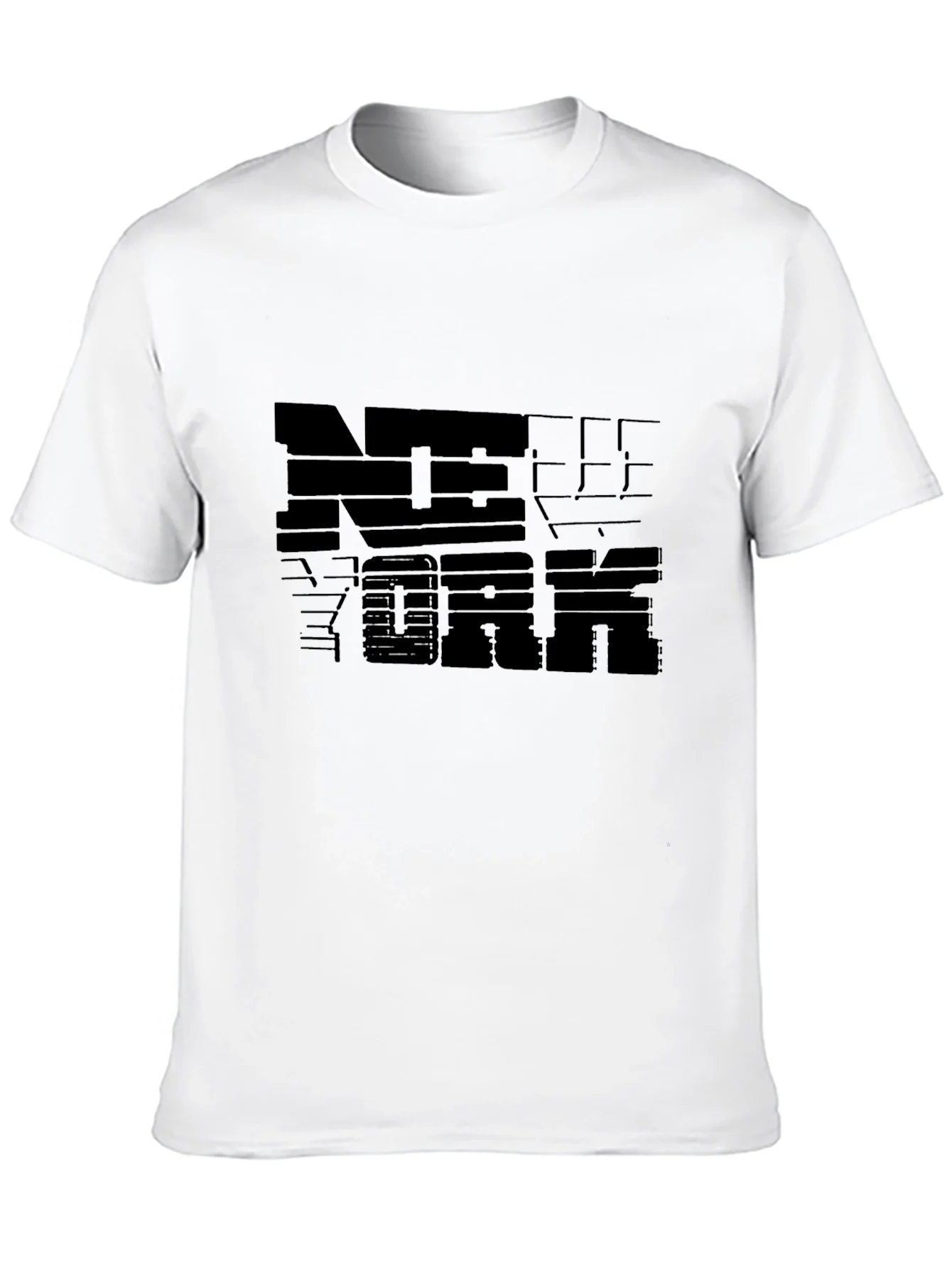 Camiseta Negra New York Estilo Urbano