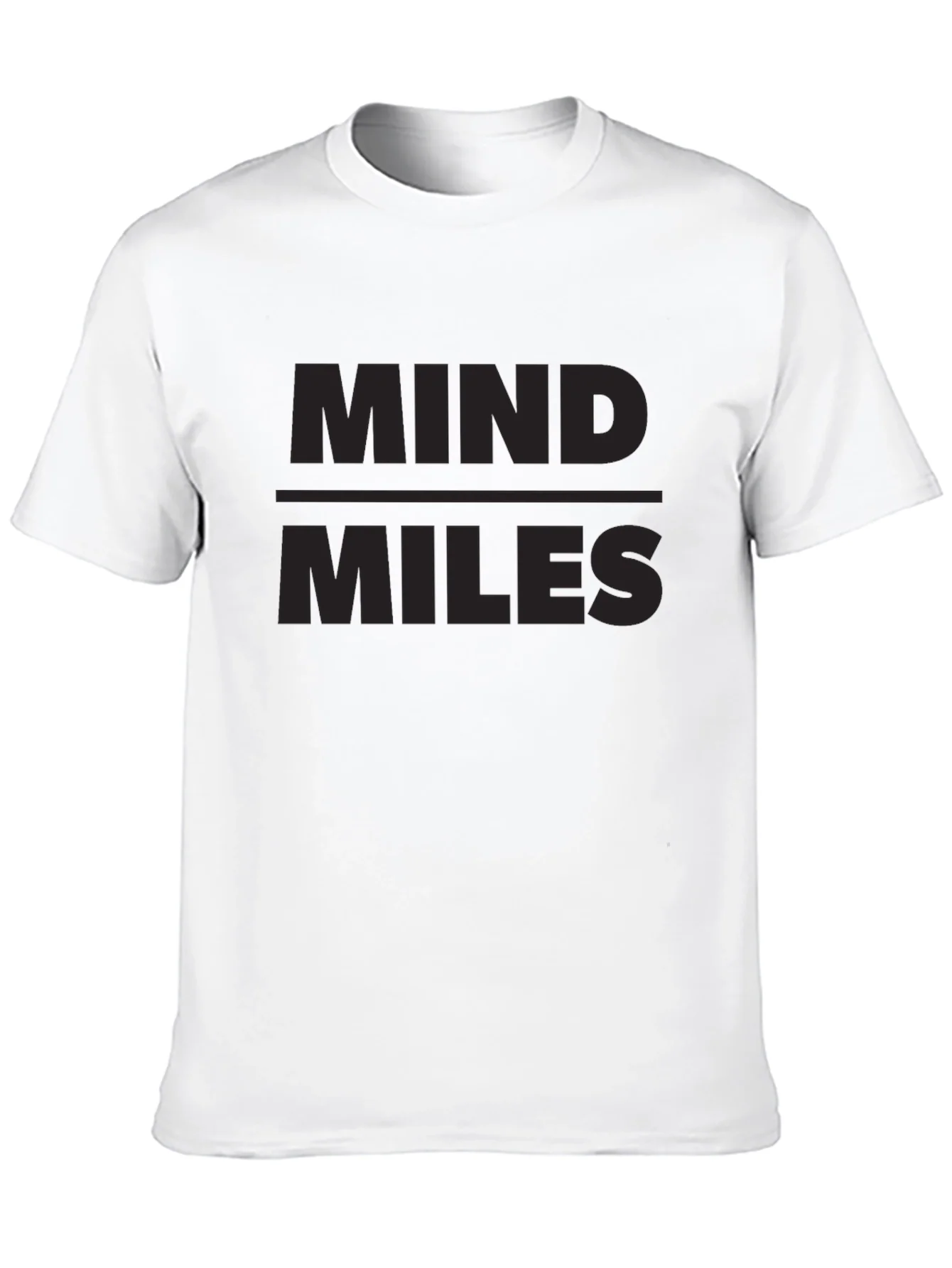 Camiseta Negra Mind Miles para Hombre