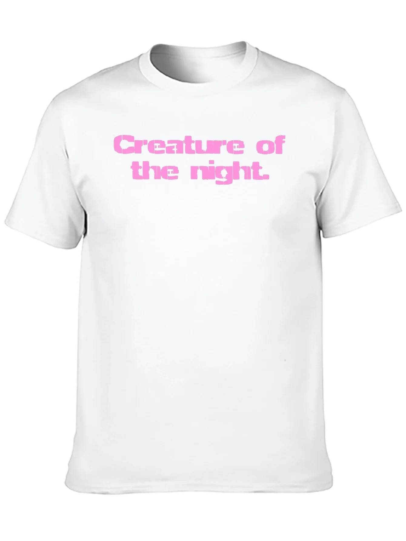 Camiseta Negra Criatura de la Noche para Hombre