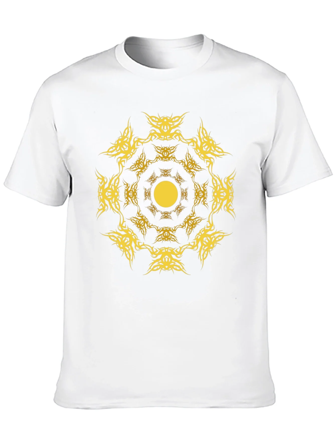 Rebbecca Tribal Sun Graphic Black T-Shirt