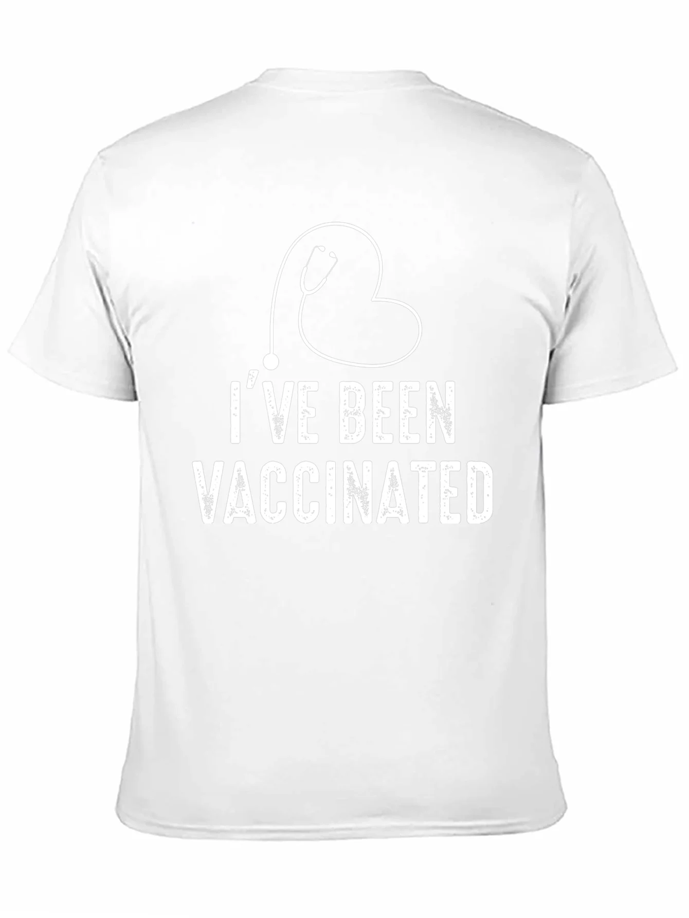 Rebbecca Ive Been Vaccinated T-Shirt Heart Stethoscope Design