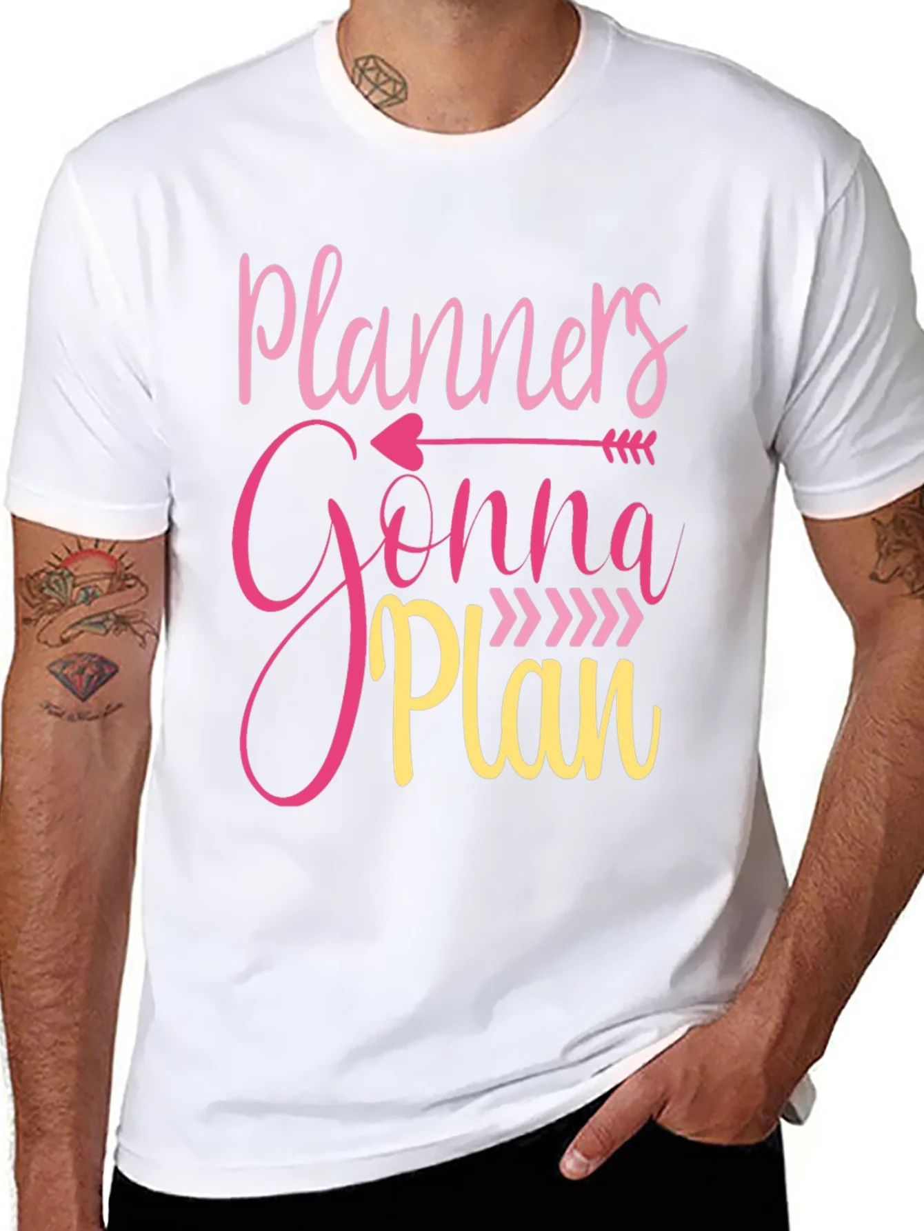Camiseta Negra Planners Gonna Plan