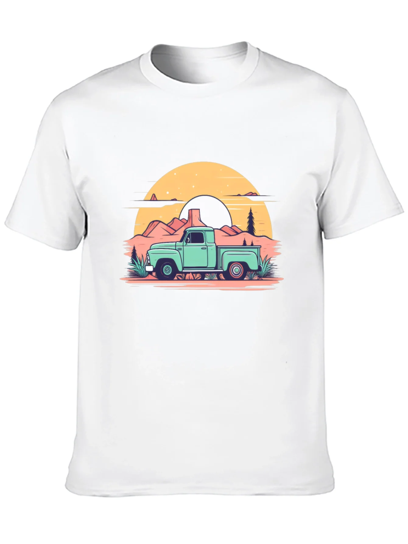 Rebbecca Retro Truck Graphic Tee - Black