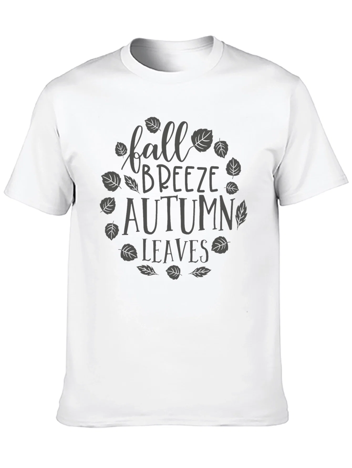 Rebbecca Fall Breeze Autumn Leaves Graphic T-Shirt
