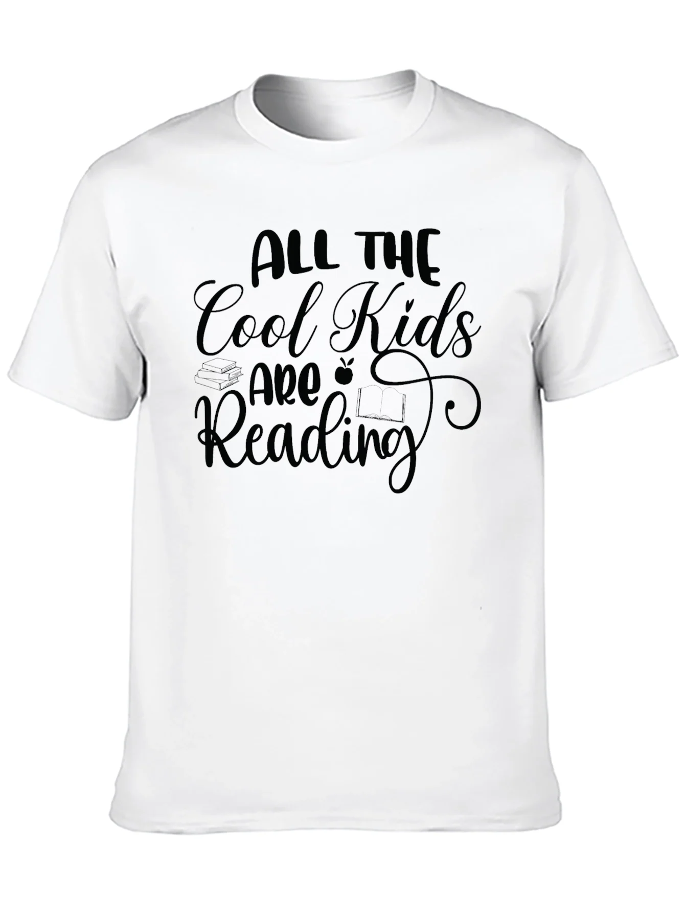 Camiseta Negra: All The Cool Kids Are Reading