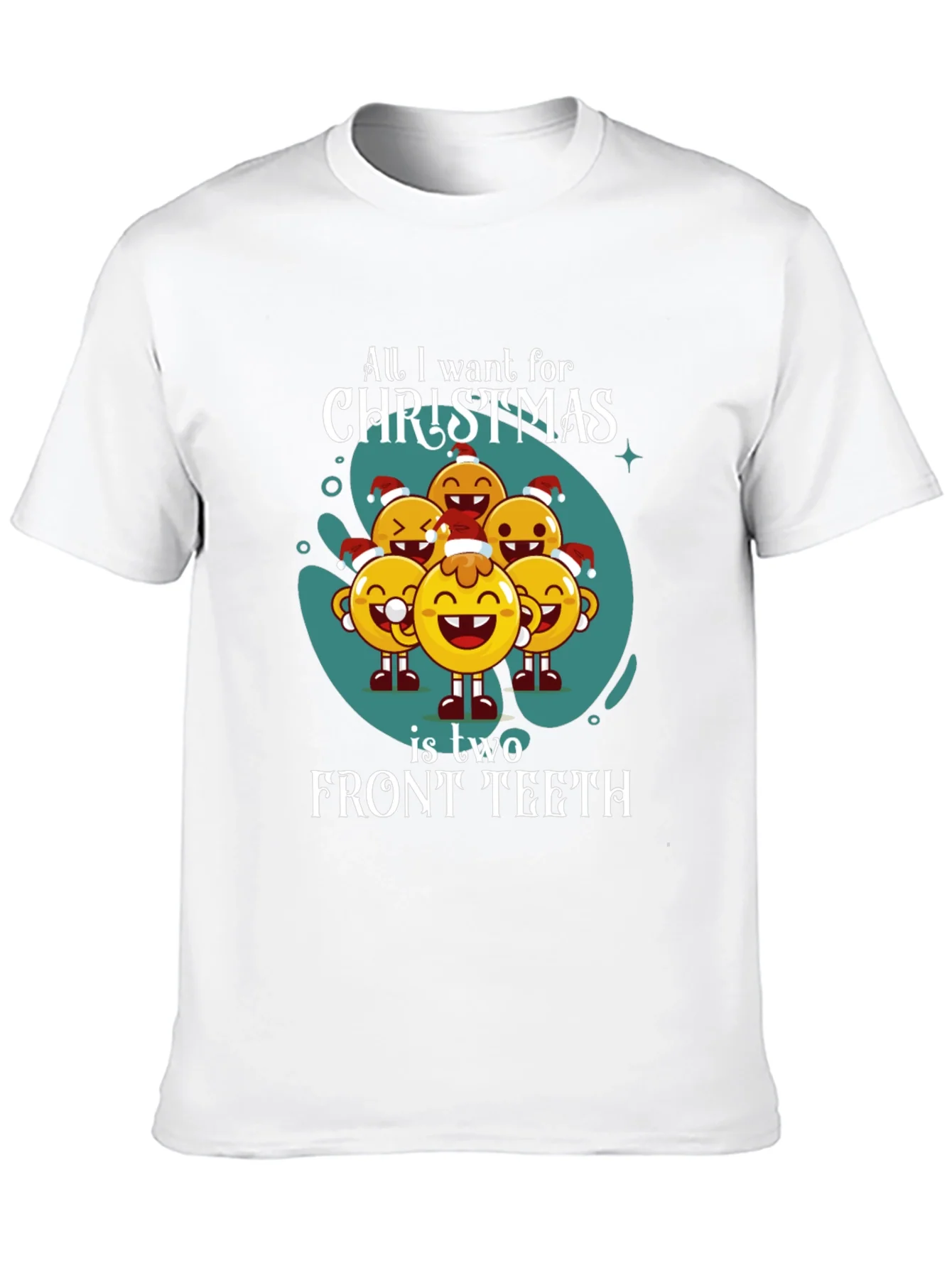 Camiseta Navide?a con Emojis - Quiero Dos Dientes