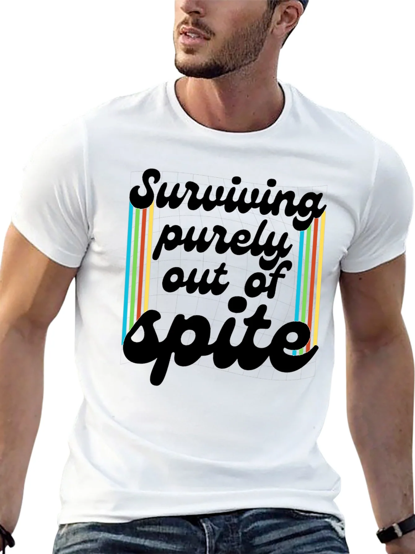Rebbecca Surviving Spite T-Shirt - Black Casual Tee