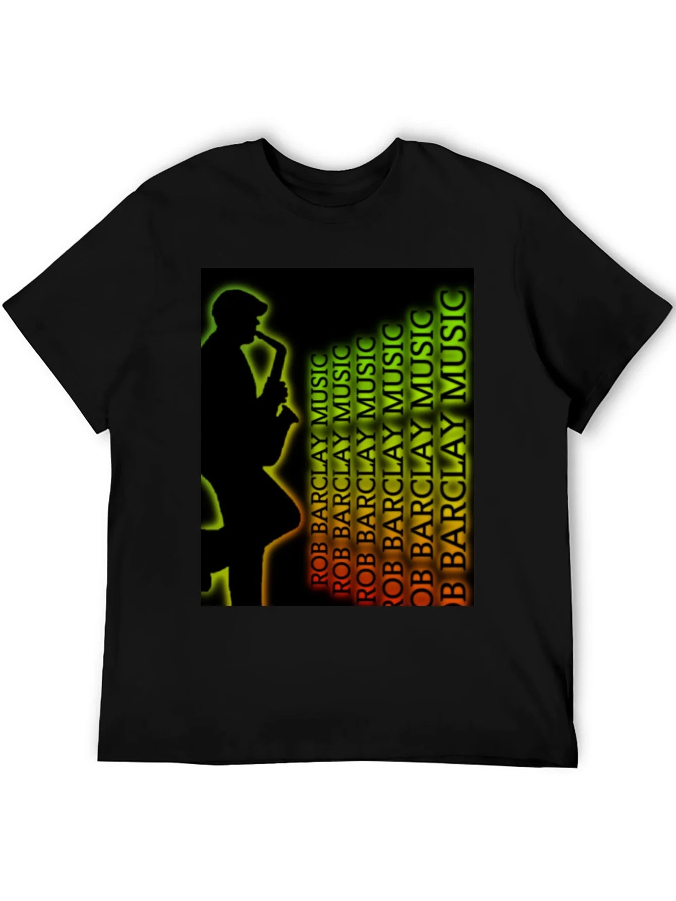 Camiseta Negra M¨²sica Jazz