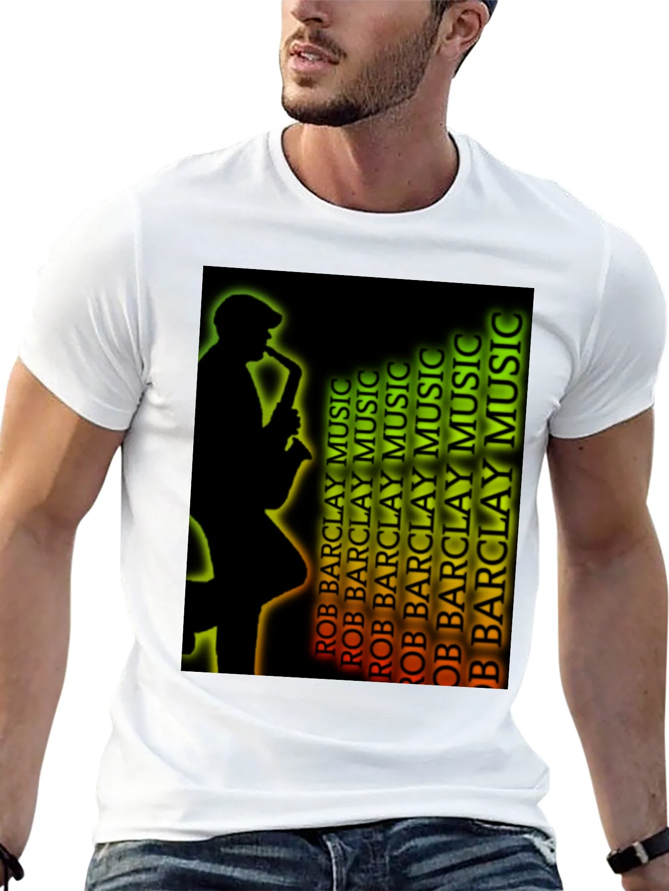 Camiseta Negra M¨²sica Jazz