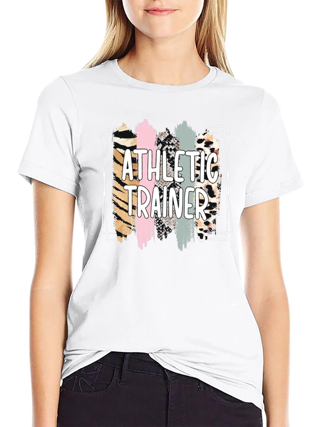 Camiseta Entrenador Atl¨¦tico Dise?o Animal Print