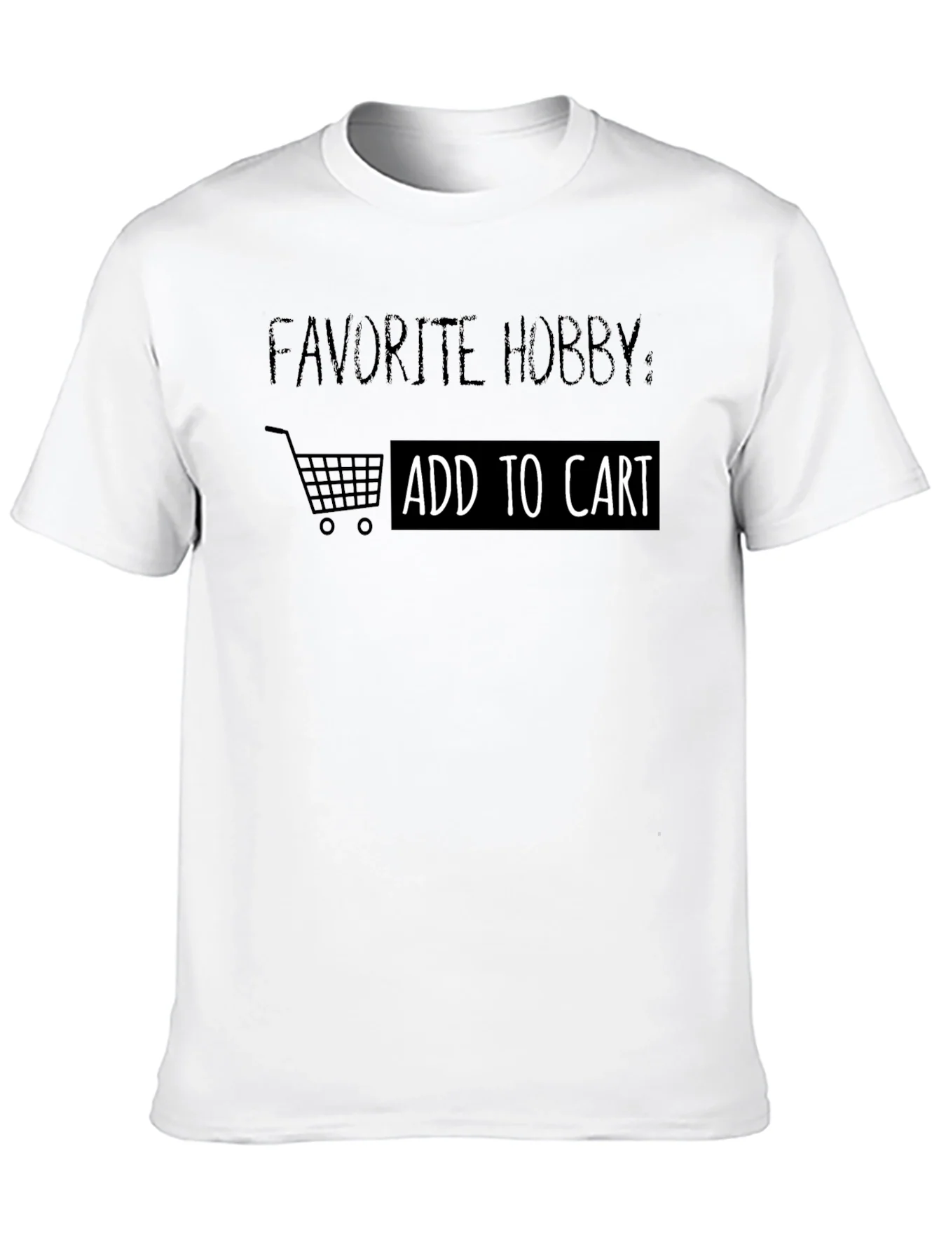 Camiseta Negra Favorite Hobby: Add to Cart
