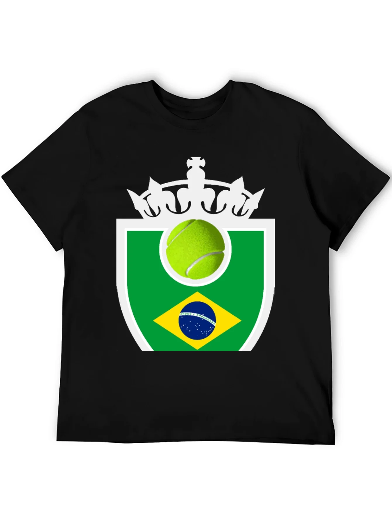Camiseta Negra Tennis Brasil
