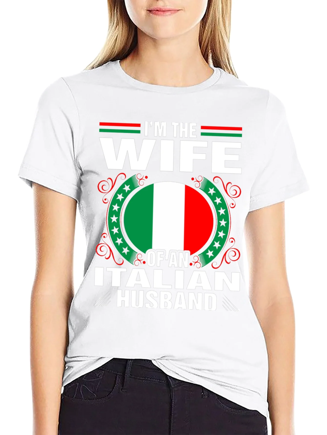 Camiseta Soy la Esposa de un Italiano