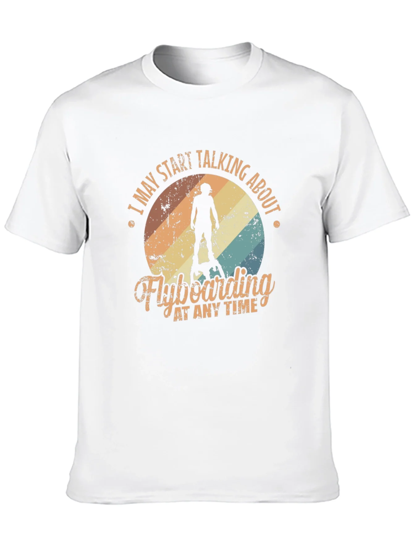 Camiseta Negra Flyboarding para Hombre