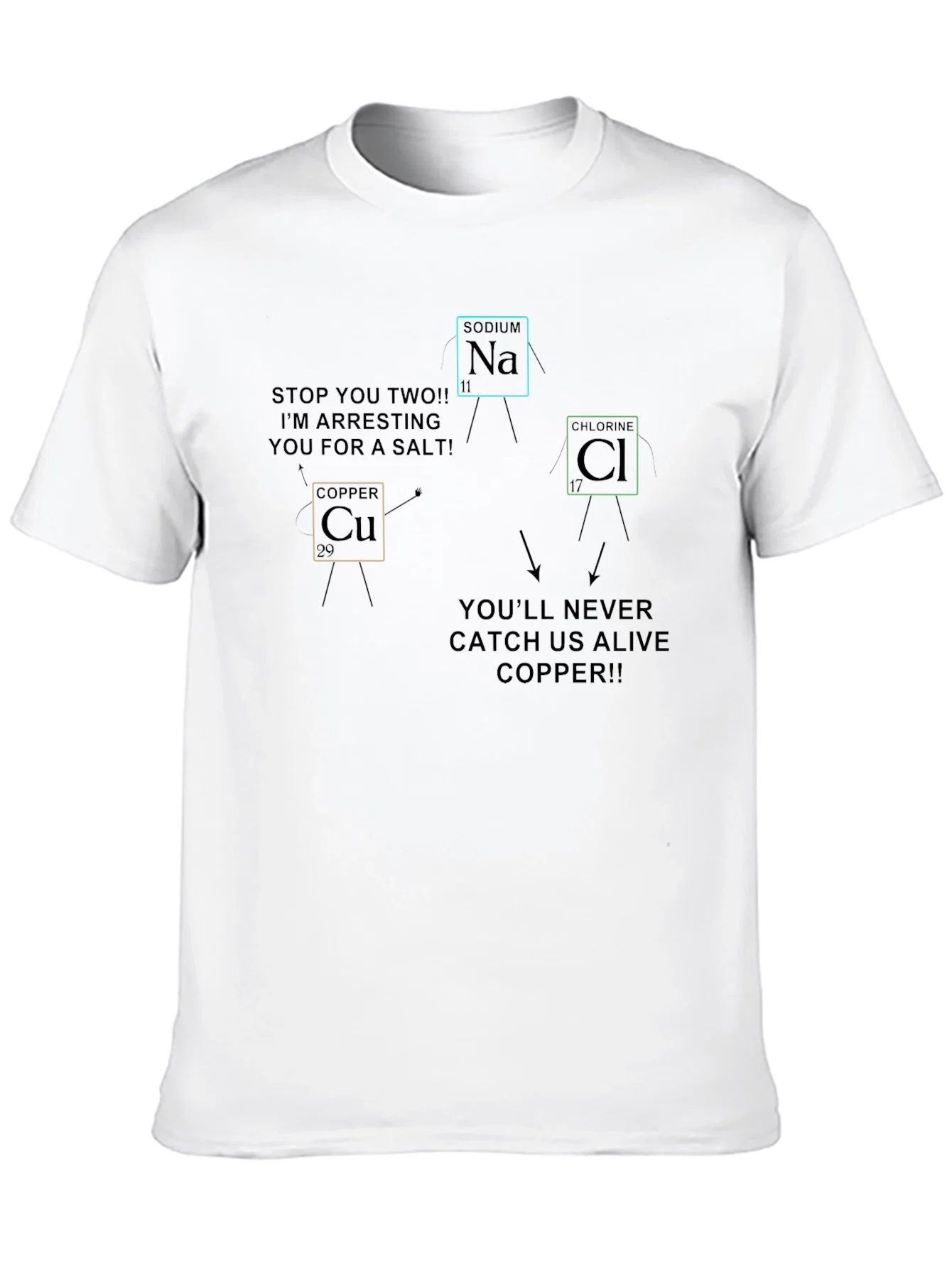 Rebbecca Chemistry Pun T-Shirt - Periodic Table Humor