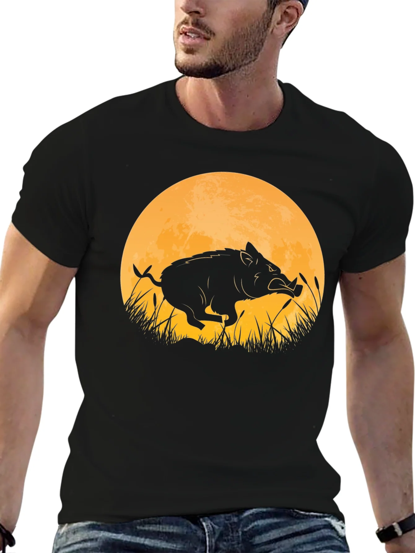 Camiseta Negra Jabal¨ª Luna Llena
