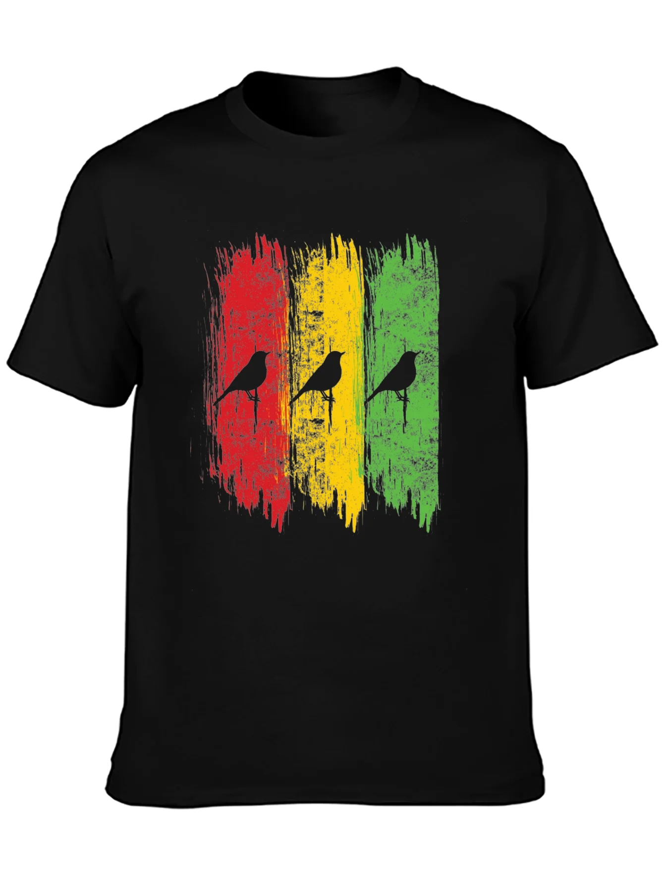 Camiseta Hombre Dise?o Rastafari Aves