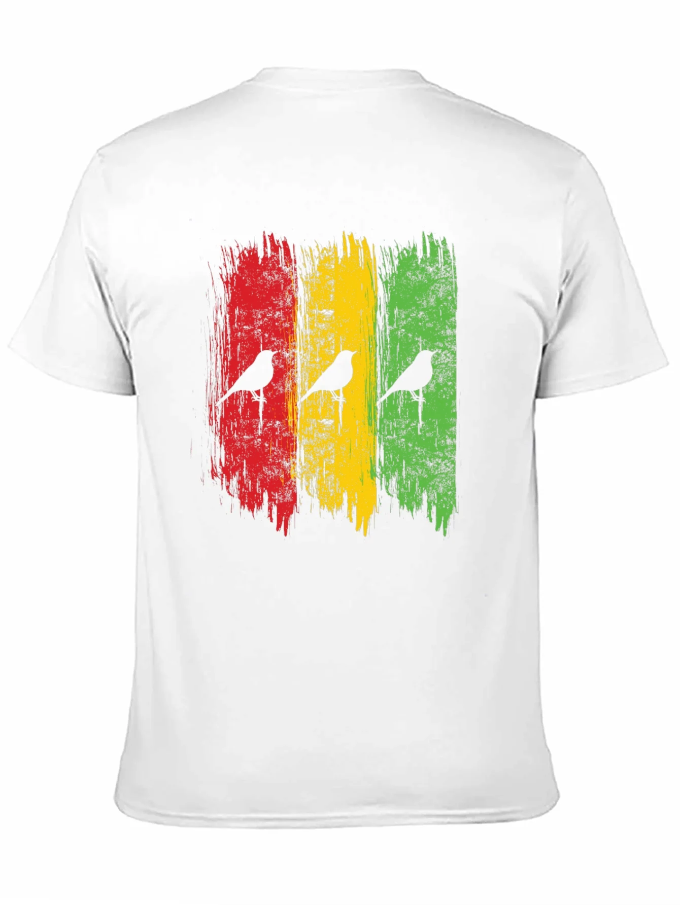 Camiseta Hombre Dise?o Rastafari Aves