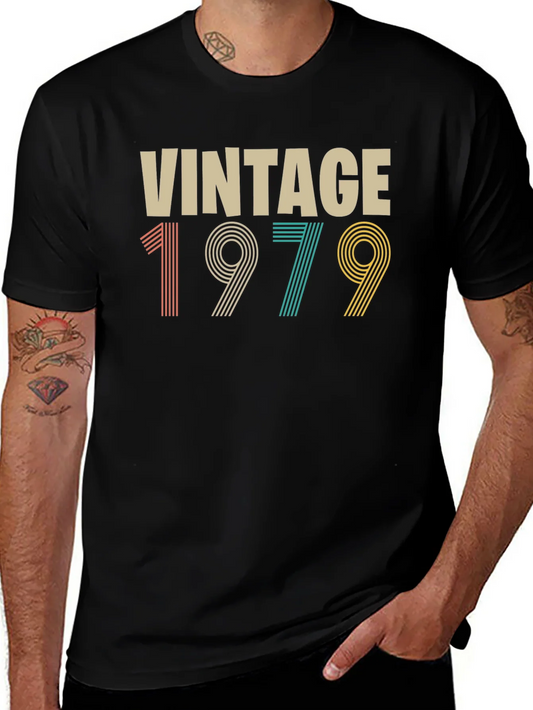 Camiseta Vintage 1979 para Hombre - Estilo Retro