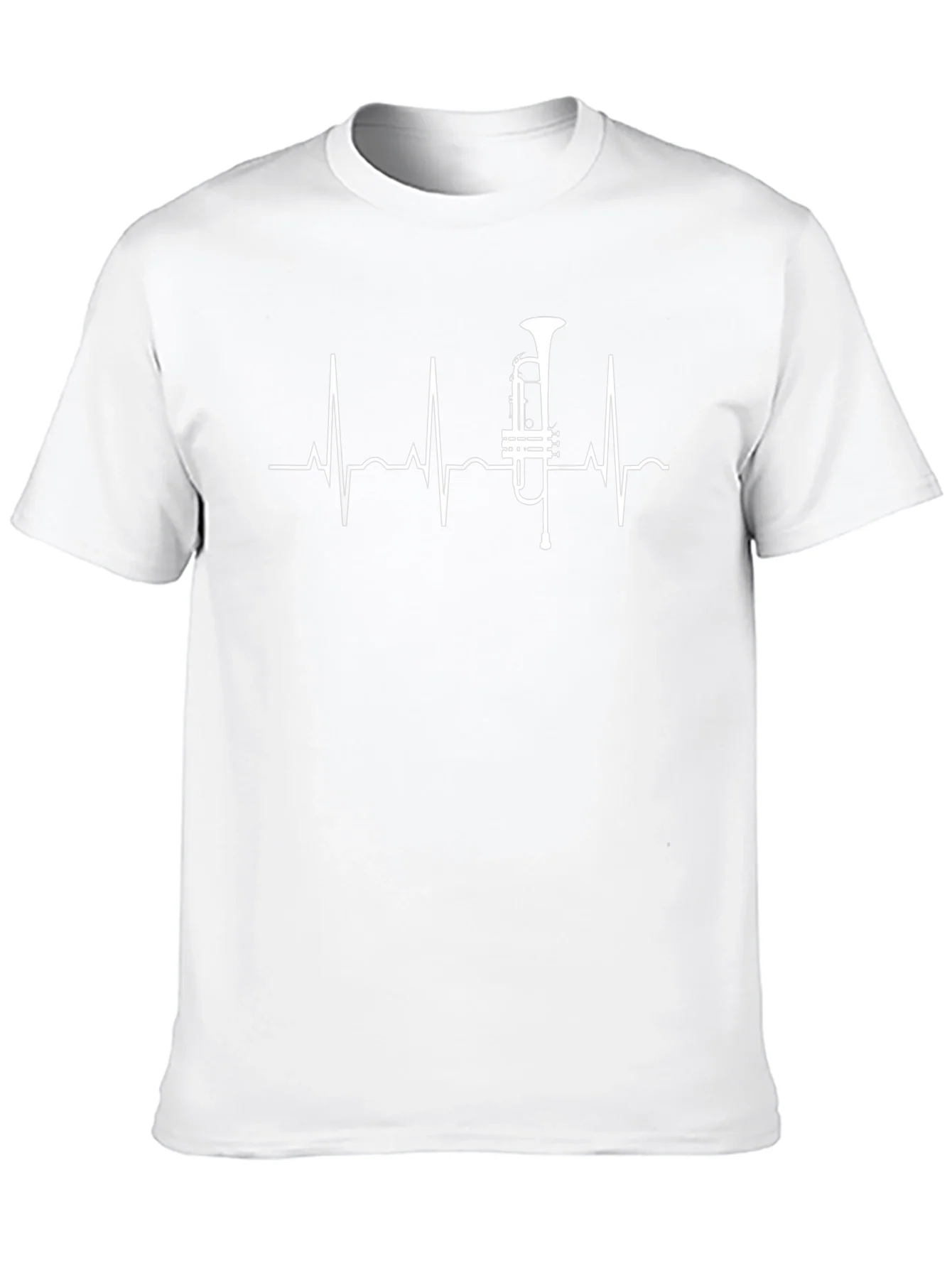 Rebbecca Trumpet Heartbeat T-Shirt - Musician Gift