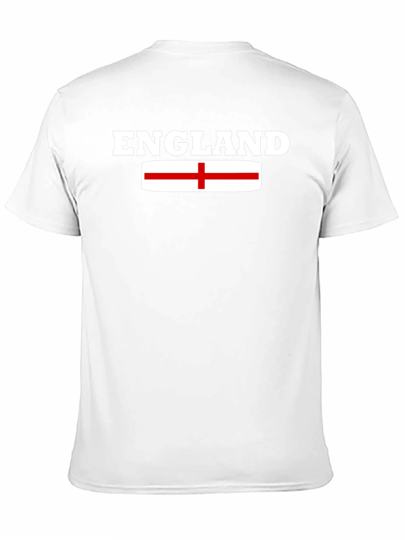 Camiseta Negra Inglaterra Bandera Inglesa Hombre