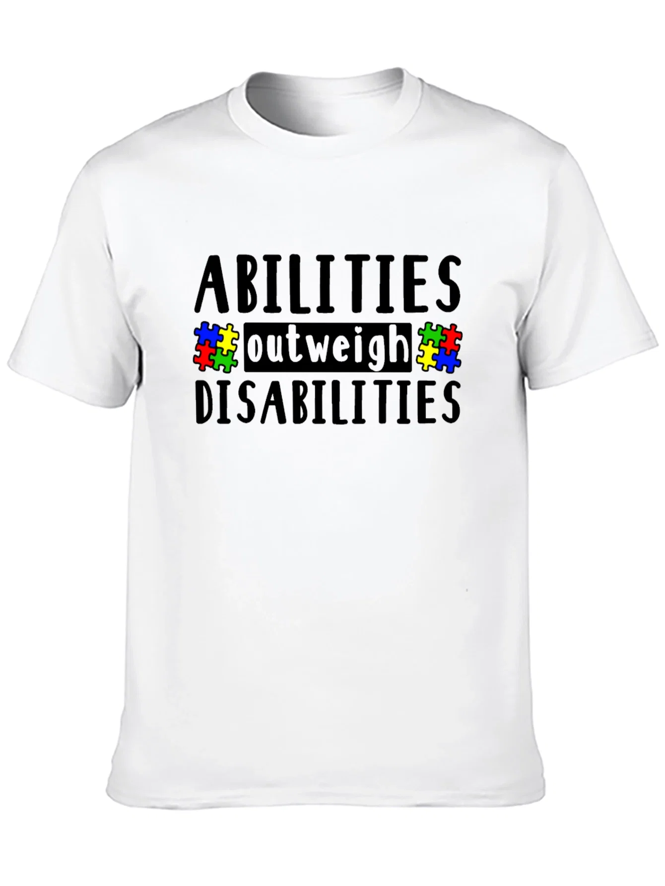Rebbecca Abilities Outweigh Disabilities Awareness Tee
