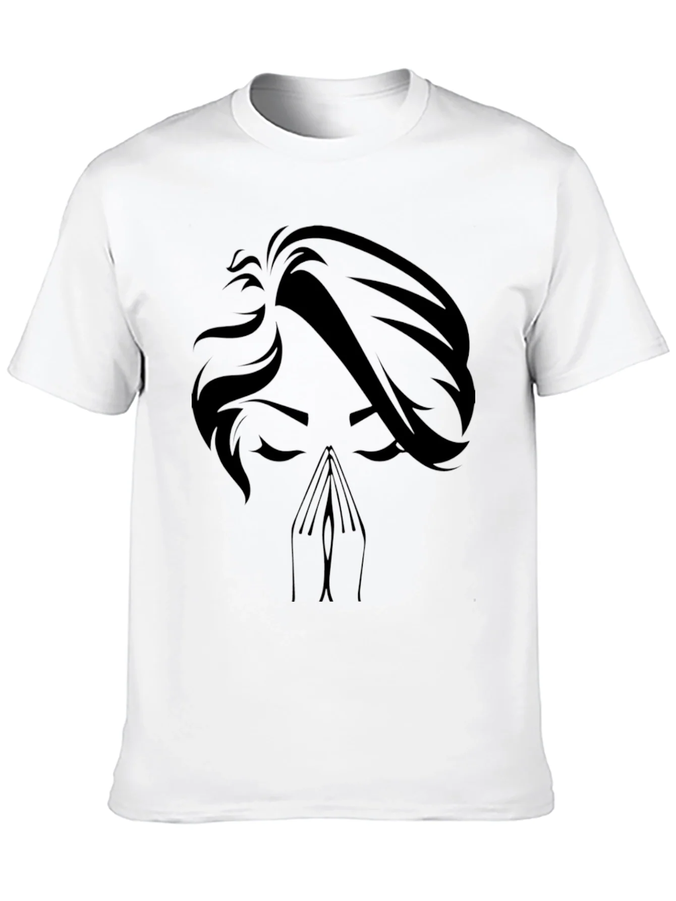 Rebbecca Praying Silhouette Graphic Tee