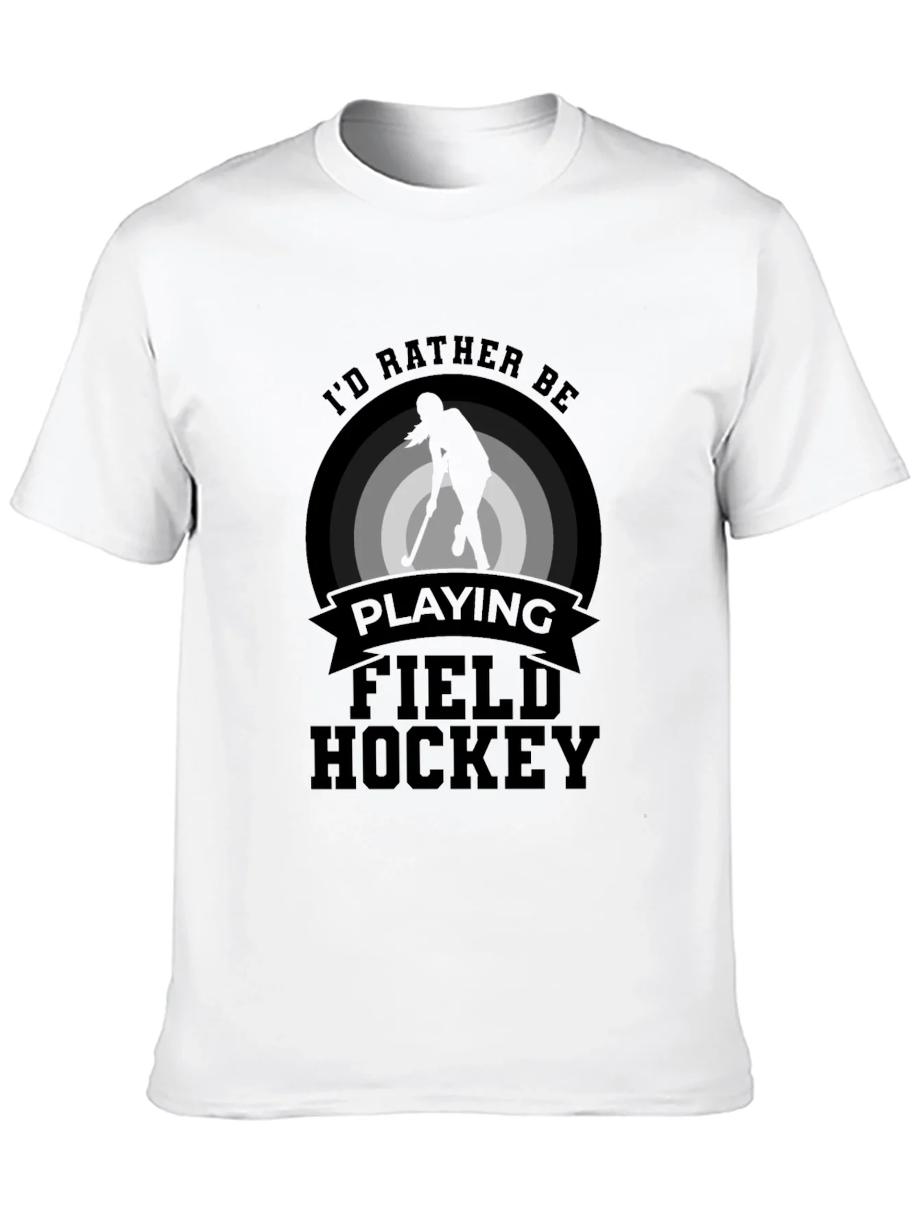 Rebbecca Field Hockey T-Shirt - Id Rather Be Playing