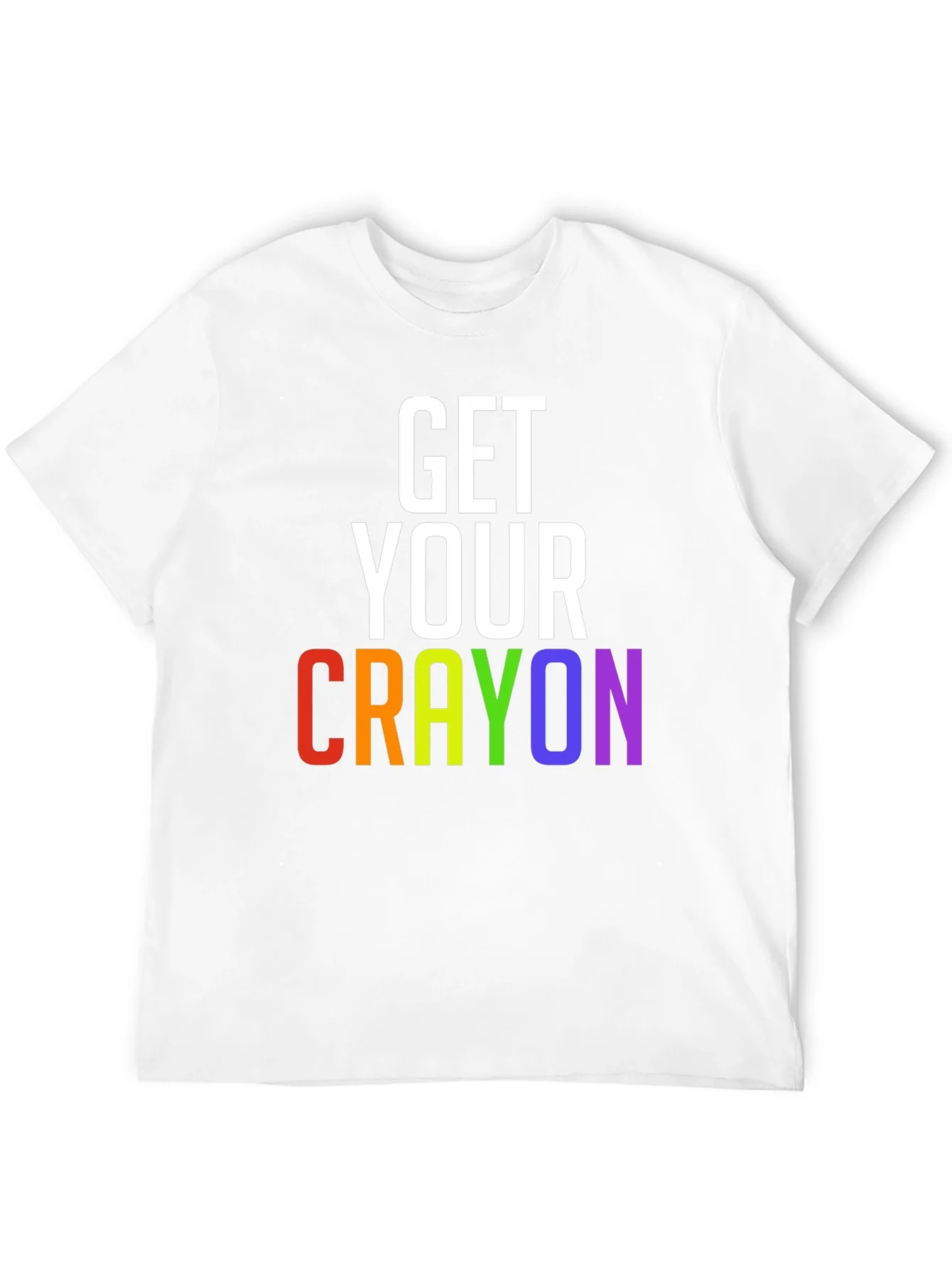 Rebbecca Get Your Crayon LGBT Pride Rainbow T-Shirt