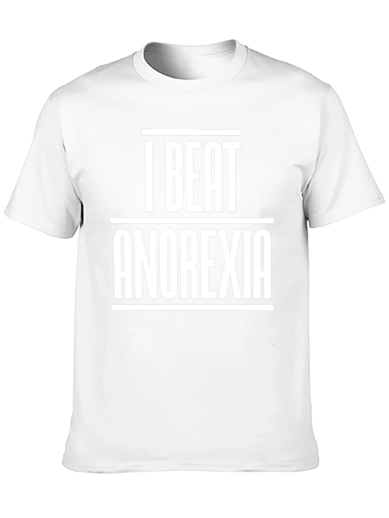 Camiseta I Beat Anorexia - Dise?o Inspirador
