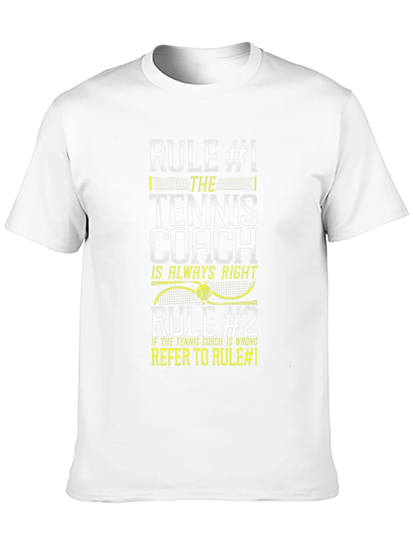 Rebbecca Tennis Coach Rules T-Shirt Funny Gift