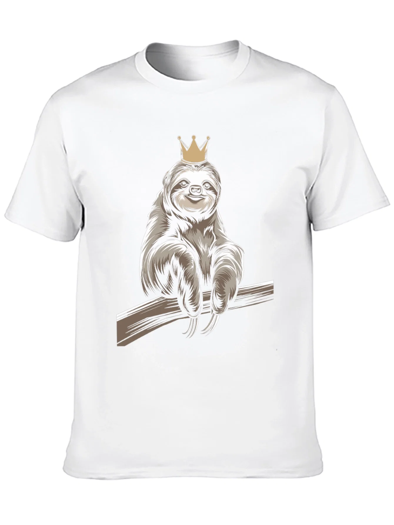 Rebbecca Sloth King Graphic T-Shirt - Relaxed Casual Wear