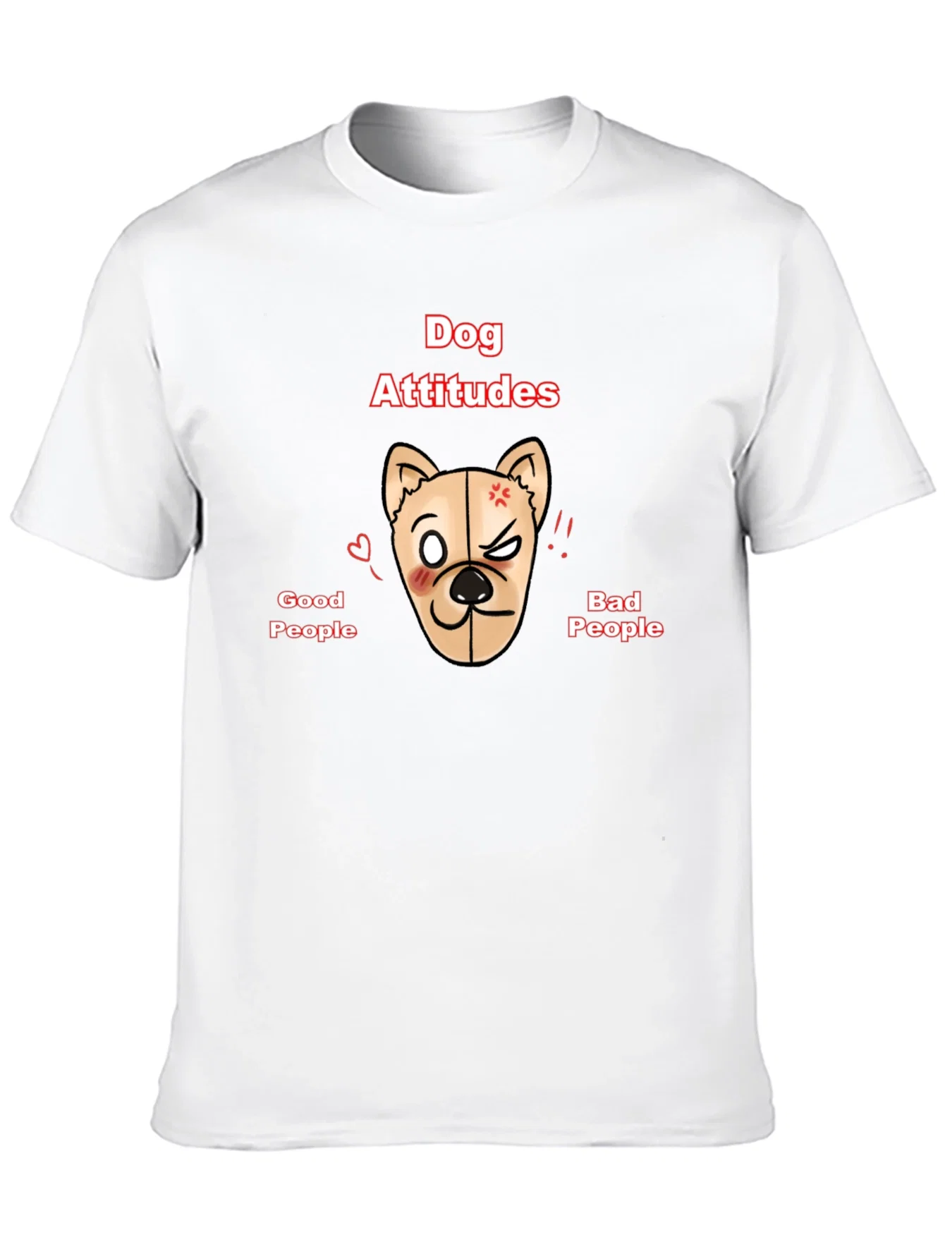 Rebbecca Dog Attitudes Graphic T-Shirt