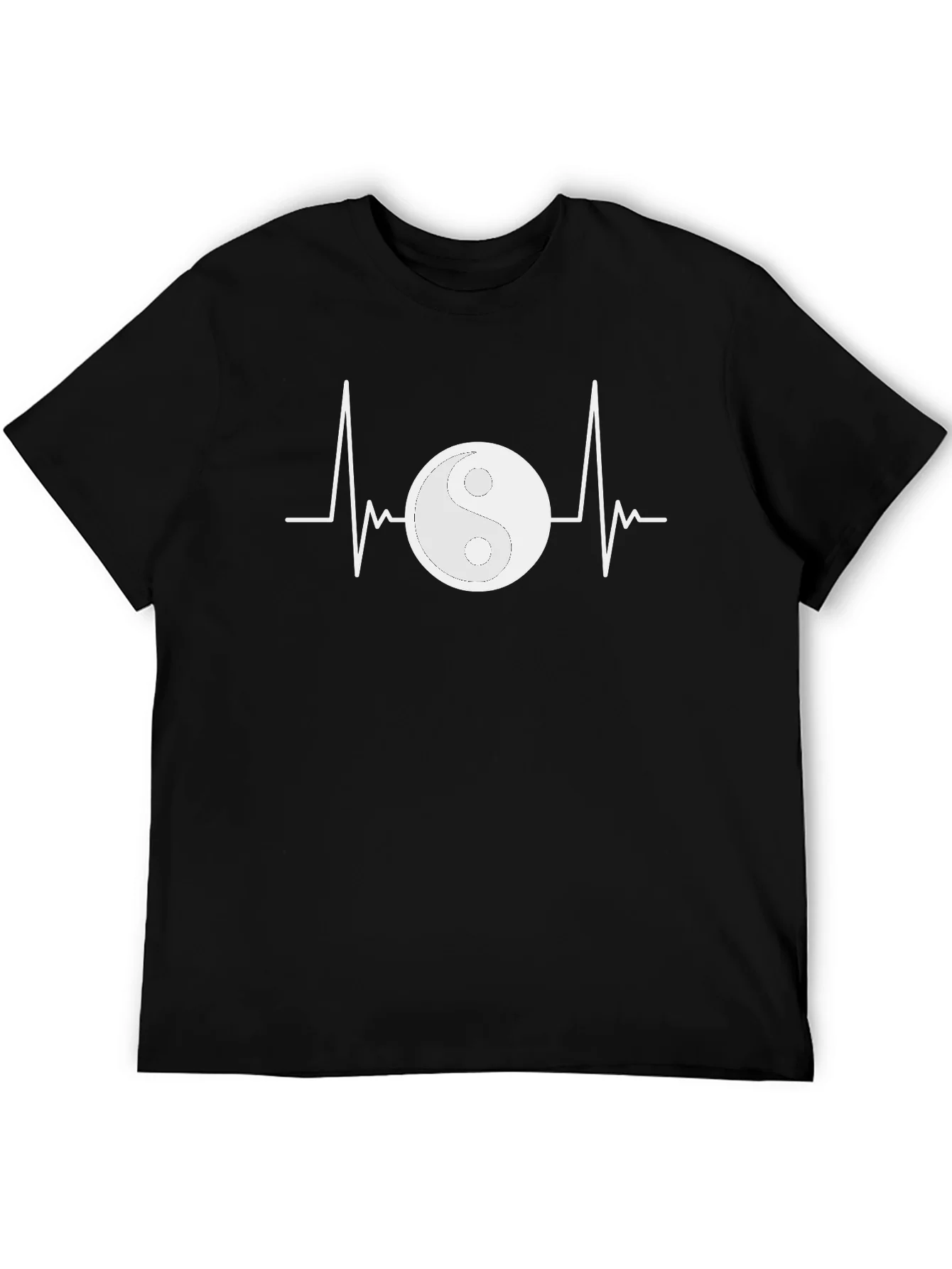 Camiseta Negra Yin Yang Latido