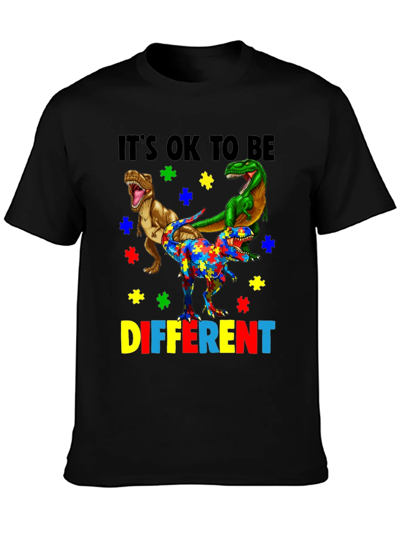 Camiseta Est¨¢ Bien Ser Diferente con Dinosaurios
