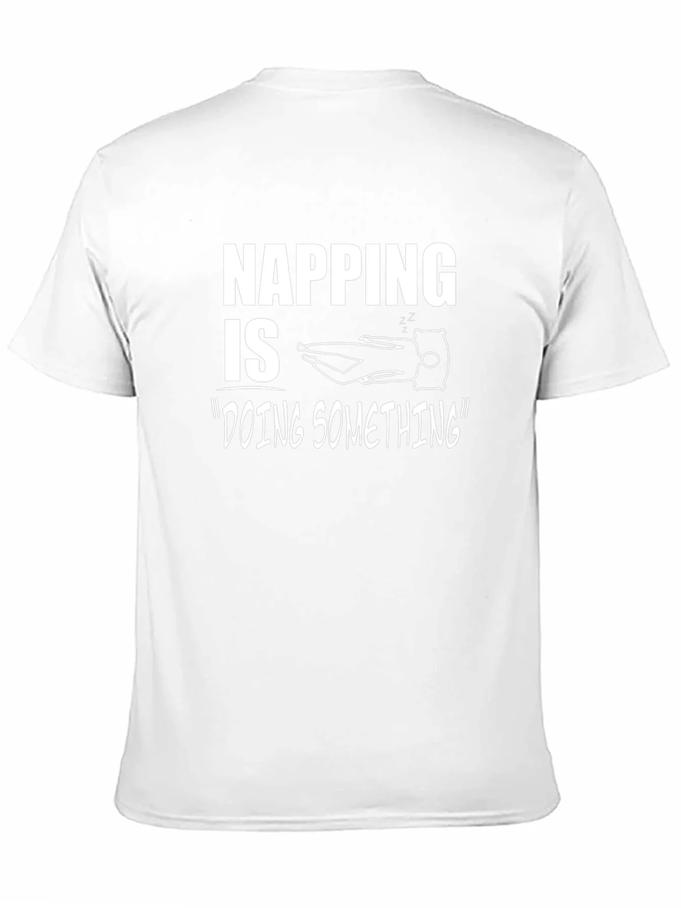 Camiseta Negra Napping is Doing Something