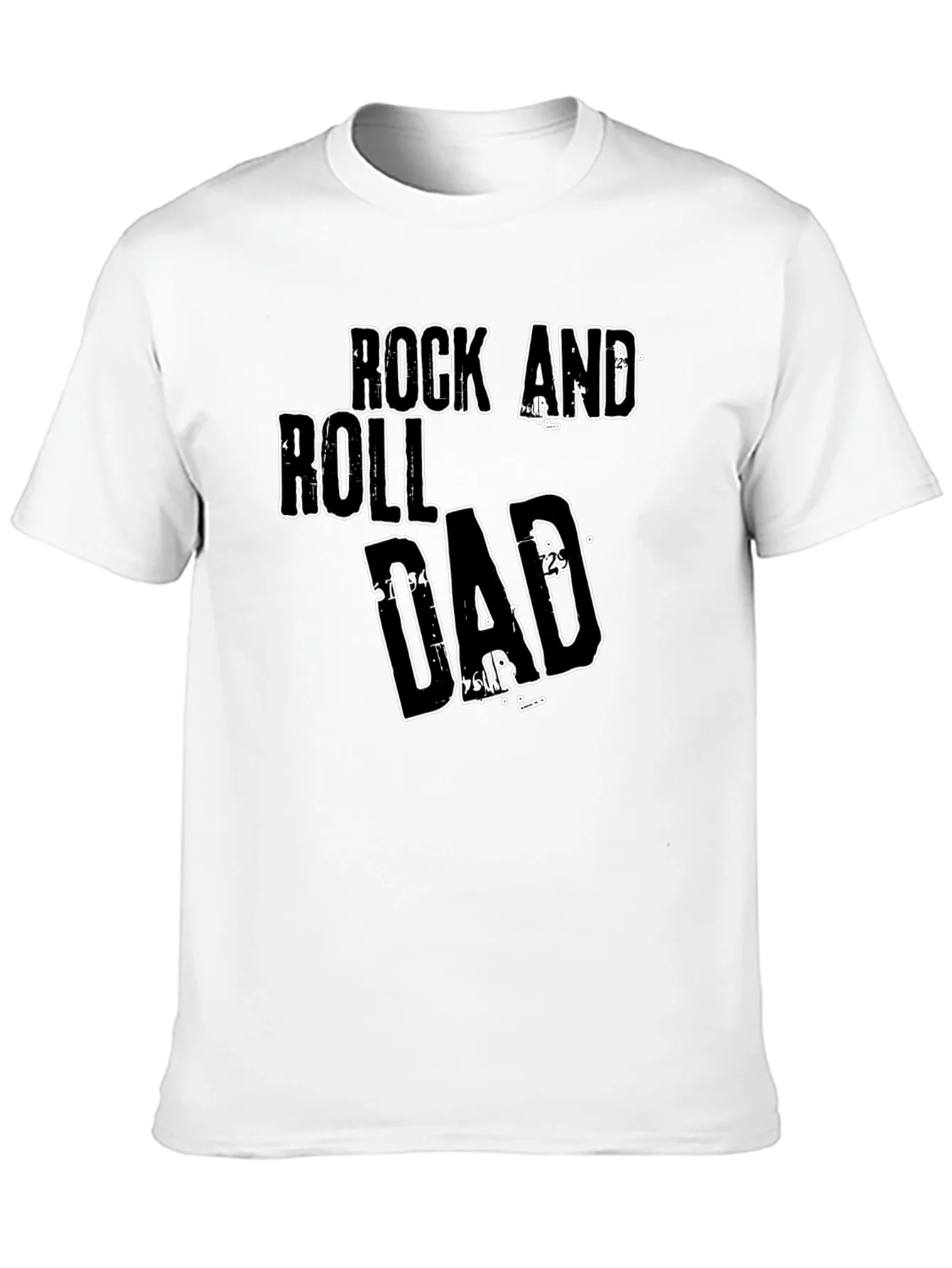 Camiseta Negra Rock and Roll Dad