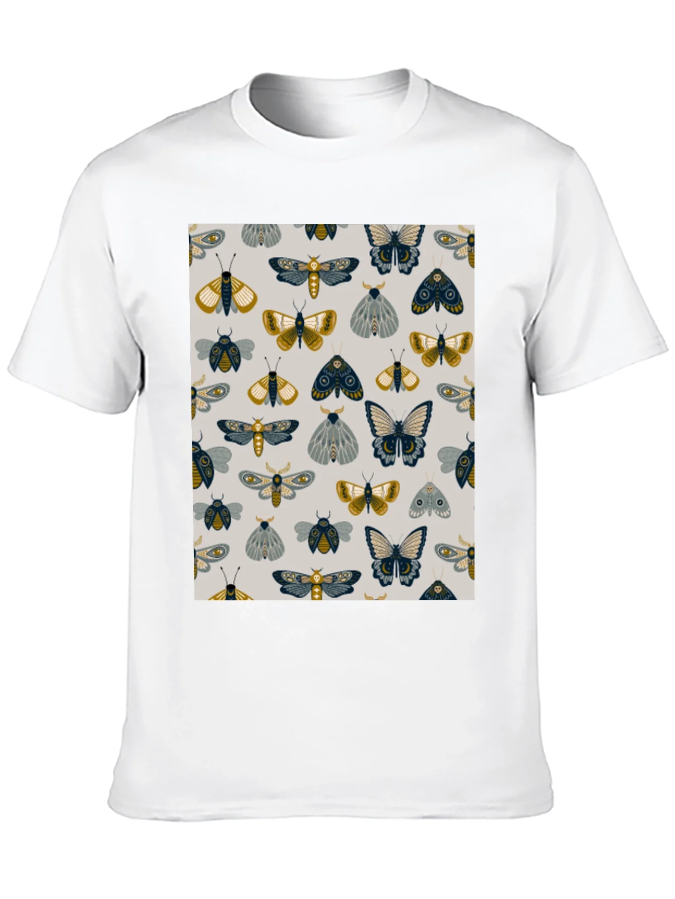 Rebbecca Moth & Butterfly Print Black Tee