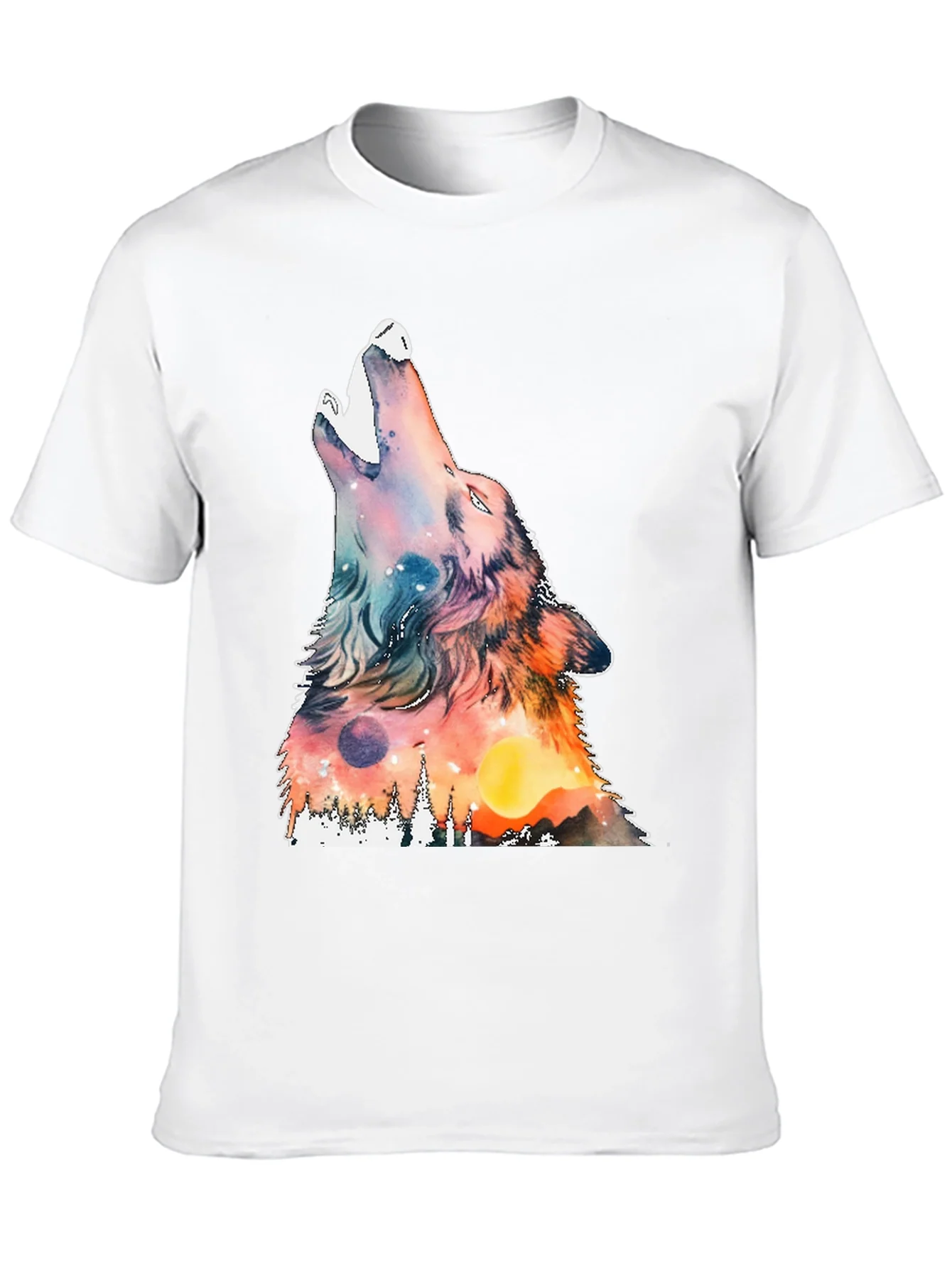 Rebbecca Wolf Howling Graphic Print Tee