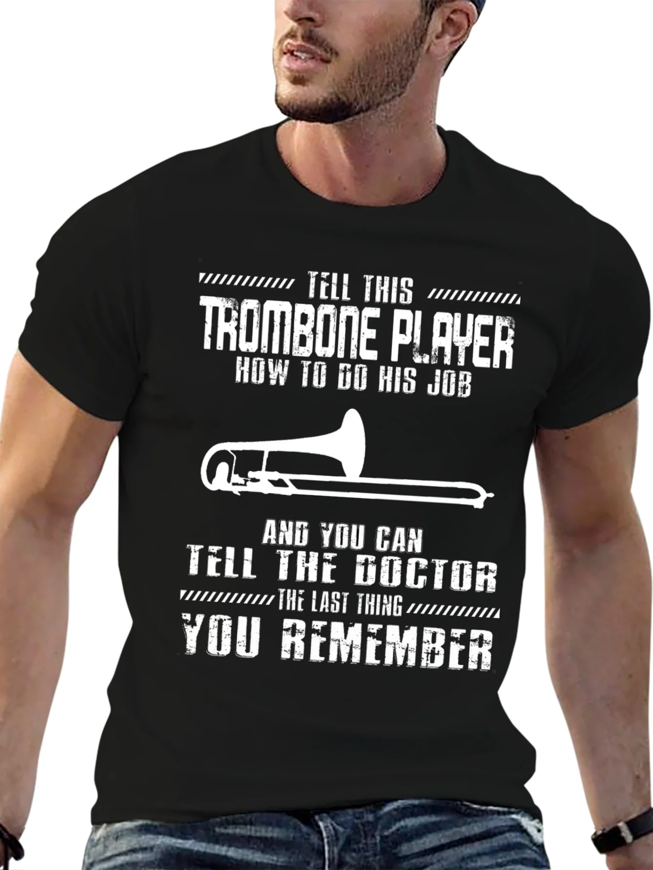 Camiseta Negra Trombonista
