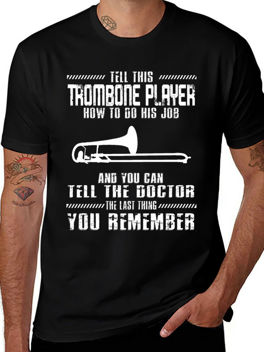 Camiseta Negra Trombonista