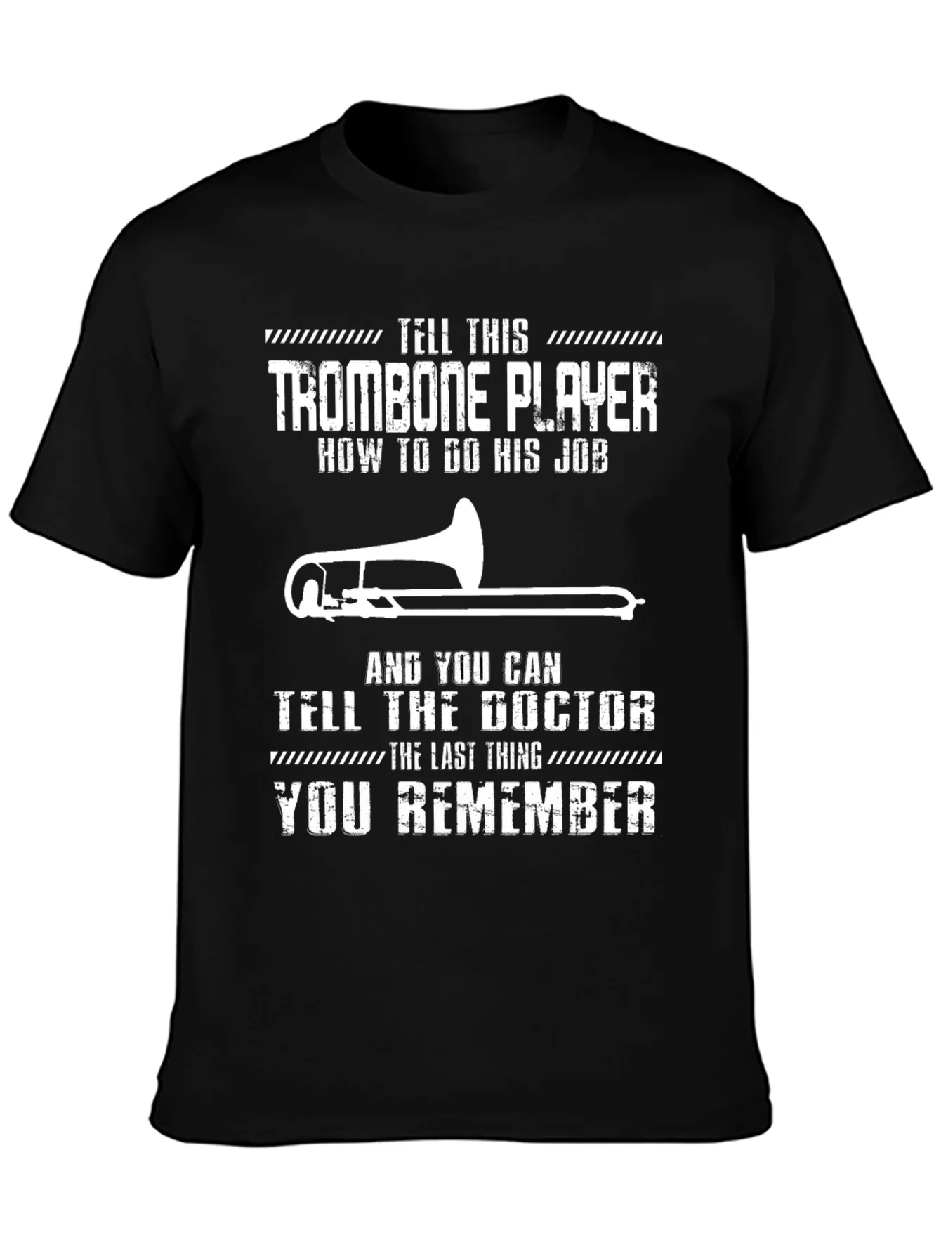 Camiseta Negra Trombonista